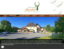 Tablet Screenshot of gasthof-jaegerheim-pruihausen.de